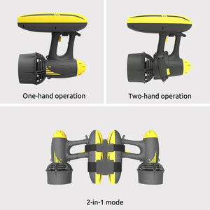 MagicJet Seascooter, the Best Underwater Scooter with 3 Camera Mounts